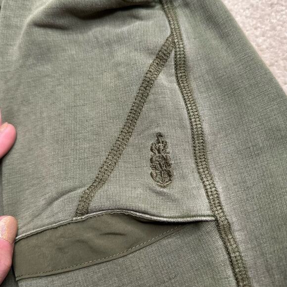 Free People: Olive Green Oversized Baggy Cargo Joggers - Picture 10 of 14